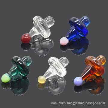 Premium Universal Solid Colored Glass UFO Carb Capper Dome for Glass Water Pipes 38 MM Oil Dabber Quartz Banger Nails